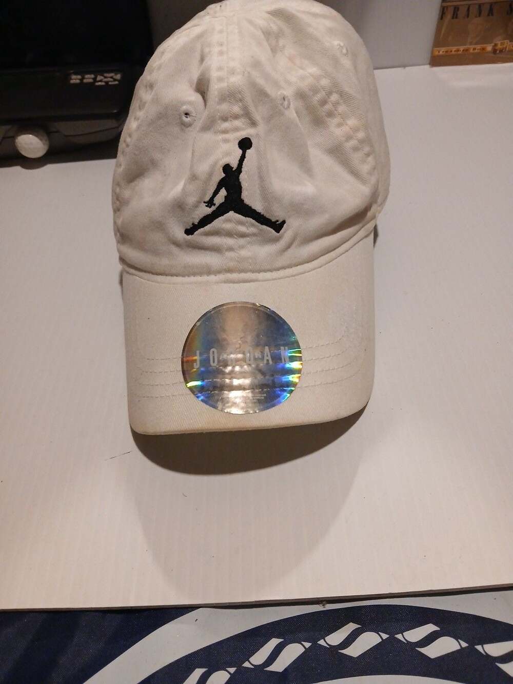 Jordan Jumpman Cap Child White Black Strapback Hat